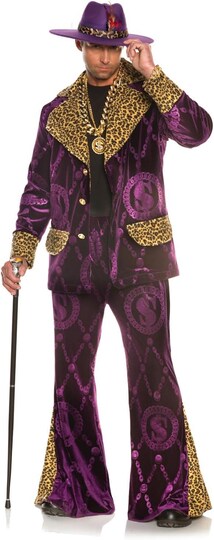 UNDERWRAPS Mens Velvet Pimp Costume Big Playa - 70s Outfits for Men, Halloween Costume, Dress Up, Adult Retro Pimp Set, Couples Costume | Michaels UNDERWRAPS Mens Velvet Pimp Costume Big Playa - 70s Outfits for Men, Halloween Costume, Dress Up, Adult Retro Pimp Set, Couples Costume | Michaels